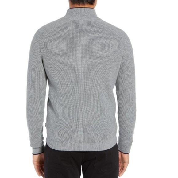Ted Baker London Patrik Slim Fit Zip Sweater - Picture 2 of 7